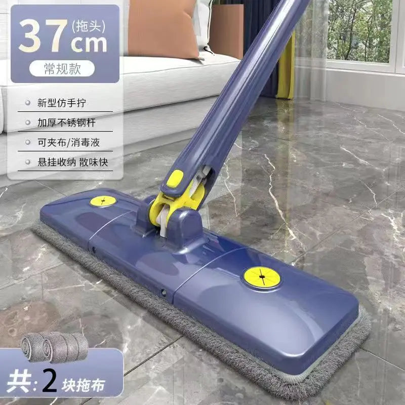 Ultra-Lightweight Floor Spray Mop with Refillable Water Tank | 360° Rotating Quick-Dry Mist Cleaner | Dual-Action Wet & Dry Microfiber Scrubber for Laminate, Tile & Hardwood | Includes 3 Extra Washable Pads