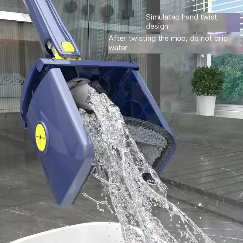 Ultra-Lightweight Floor Spray Mop with Refillable Water Tank | 360° Rotating Quick-Dry Mist Cleaner | Dual-Action Wet & Dry Microfiber Scrubber for Laminate, Tile & Hardwood | Includes 3 Extra Washable Pads