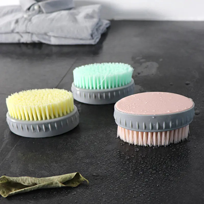 Multifunctional Soft Bristle Laundry & Shoe Brush - 2-in-1 Ergonomic Deep Cleaning Scrubber for Clothes, Suede & Sneakers - Non-Slip Grip Fabric Care Tool