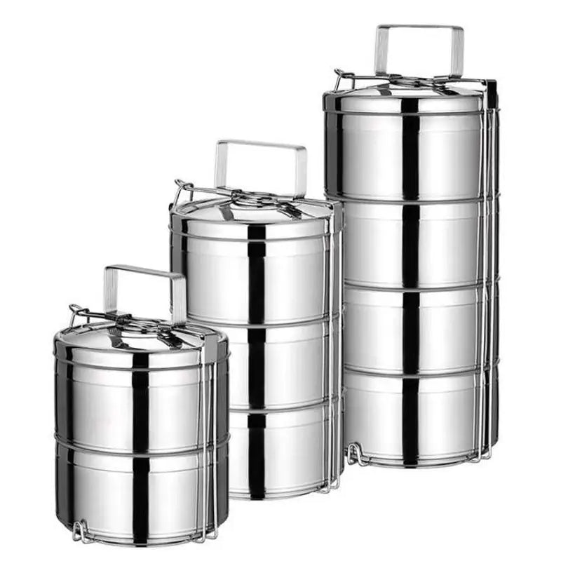 Stainless Steel Double-Layer Insulated Lunch Box