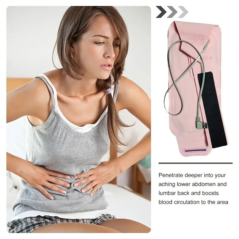 Electric Heating Pad for Women - USB Portable Waist Belt