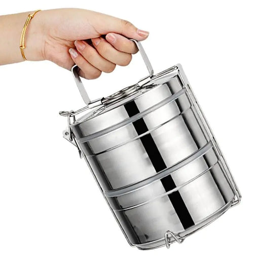 Stainless Steel Double-Layer Insulated Lunch Box