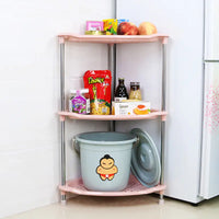 "Space-Saving 3-Tier Triangular Over-the-Toilet Storage Rack - Durable Bathroom Organizer