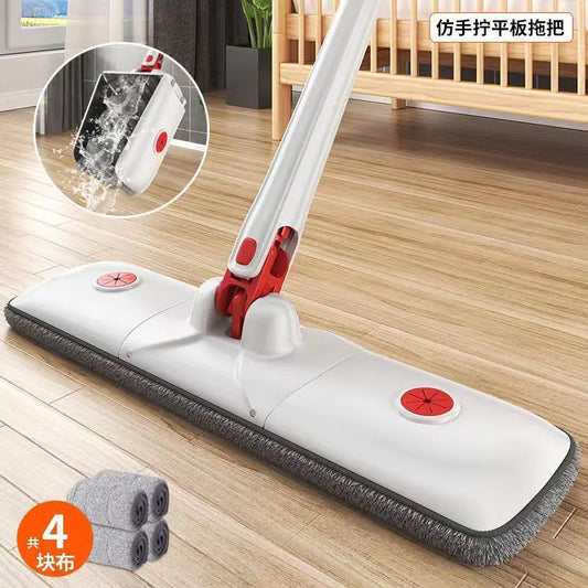 Ultra-Lightweight Floor Spray Mop with Refillable Water Tank | 360° Rotating Quick-Dry Mist Cleaner | Dual-Action Wet & Dry Microfiber Scrubber for Laminate, Tile & Hardwood | Includes 3 Extra Washable Pads