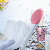 Electric Back Scrubber for Shower - Long Handle Rechargeable Bath Brush for All Skin