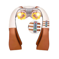 Shiatsu Cordless Neck & Shoulder Massager with Heat: 6D Deep Tissue Kneading Electric Back Massager for Pain Relief - FSA/HSA Eligible