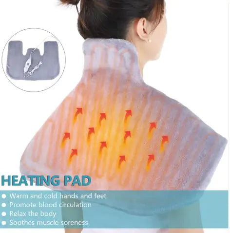 Portable USB Heated Blanket Shawl Wrap