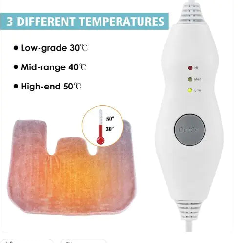 Portable USB Heated Blanket Shawl Wrap