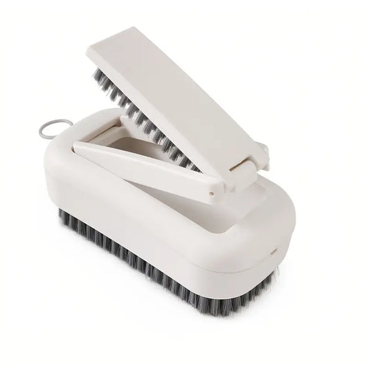 Multifunctional 2-in-1 Soft Bristle Cleaning Brush - Dual-Use Handheld Scrubber for Laundry, Shoes & Household Surfaces - Ergonomic Non-Slip Grip for Gentle Deep Cleaning