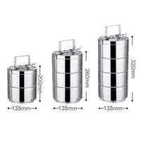 Stainless Steel Double-Layer Insulated Lunch Box