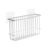 "Durable Iron Wall-Mounted Bathroom Storage Rack - Rustproof Organizer | Fast US Shipping