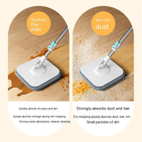 2026 Next-Gen Spin Mop System with Turbo Squeeze Bucket | Space-Saving Vertical Wringing Technology | 360° Easy-Reach Microfiber Floor Cleaner | All-in-One Professional Cleaning Kit for Modern Homes