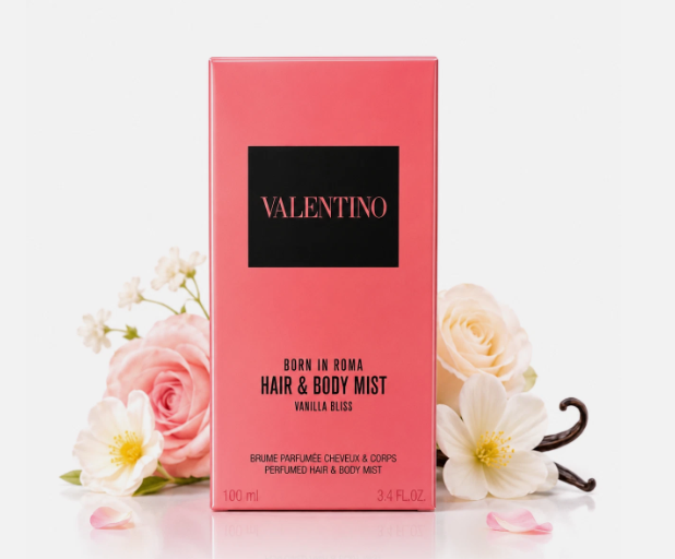 Valentino Born in Roma Hair & Body Mist Vanilla Bliss 100ml / 3.4 fl oz New
