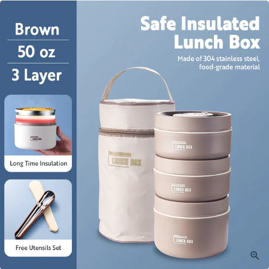 Portable Electric Heated Lunch Box &