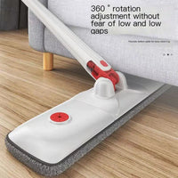 Ultra-Lightweight Floor Spray Mop with Refillable Water Tank | 360° Rotating Quick-Dry Mist Cleaner | Dual-Action Wet & Dry Microfiber Scrubber for Laminate, Tile & Hardwood | Includes 3 Extra Washable Pads