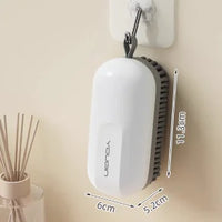 Multifunctional Soft Bristle Shoe Brush - 2-in-1 Premium Sneaker & Laundry Scrubber - Gentle Deep Cleaning Tool for Delicates, Apparel & Footwear - Anti-Slip Grip