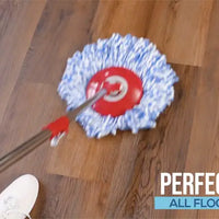 Premium Universal Microfiber Spin Mop Refill Heads | 360° Rotating Round Replacement Base | Super Absorbent & Scratch-Free Cleaning Pads for All Hard Floors | Machine Washable Mop Covers (Pack Options