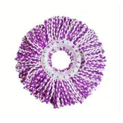 Premium Universal Microfiber Spin Mop Refill Heads | 360° Rotating Round Replacement Base | Super Absorbent & Scratch-Free Cleaning Pads for All Hard Floors | Machine Washable Mop Covers (Pack Options