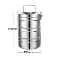 Stainless Steel Double-Layer Insulated Lunch Box