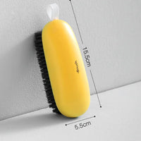 Multifunctional Soft Bristle Shoe Brush - 2-in-1 Premium Sneaker & Laundry Scrubber - Gentle Deep Cleaning Tool for Delicates, Apparel & Footwear - Anti-Slip Grip