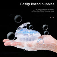 Ergonomic Scalp Scrubber & Exfoliating Body Massager | Soft Silicone Dandruff Remover & Hair Growth Stimulator | Waterproof Manual Head Spa Tool for Shower & Deep Scalp Cleansing
