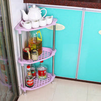 "Space-Saving 3-Tier Triangular Over-the-Toilet Storage Rack - Durable Bathroom Organizer