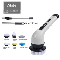 Dual-Purpose Handheld Scrub Brush & Crevice Tool - Ergonomic 2-in-1 Power Cleaning Gadget for Kitchen, Bathroom & Deep Grout - Durable & Eco-Friendly Design