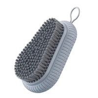 "Premium Soft Bristle Laundry & Shoe Cleaning Brush - Multi-Functional Plastic Scrub Tool for Sneakers, Delicates & Apparel - Ergonomic Non-Slip Grip for Deep Cleaning